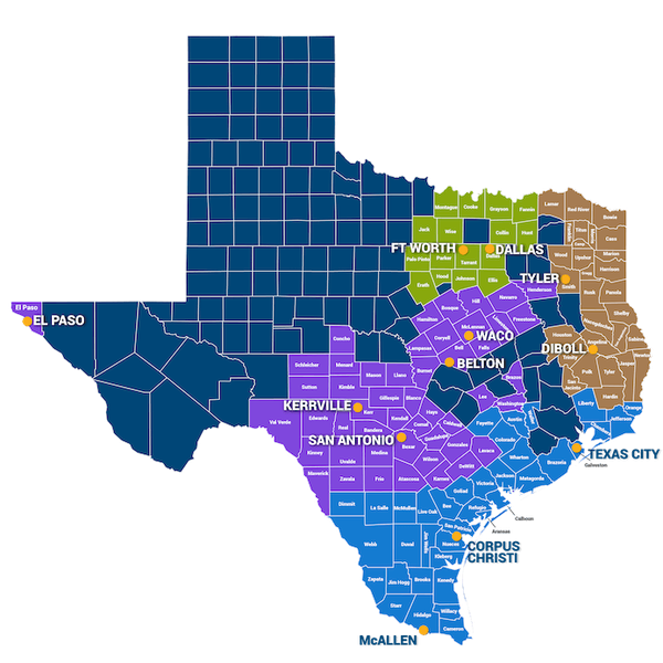 Texas VSS Map